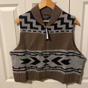 Pendleton Shetland Zip Vest